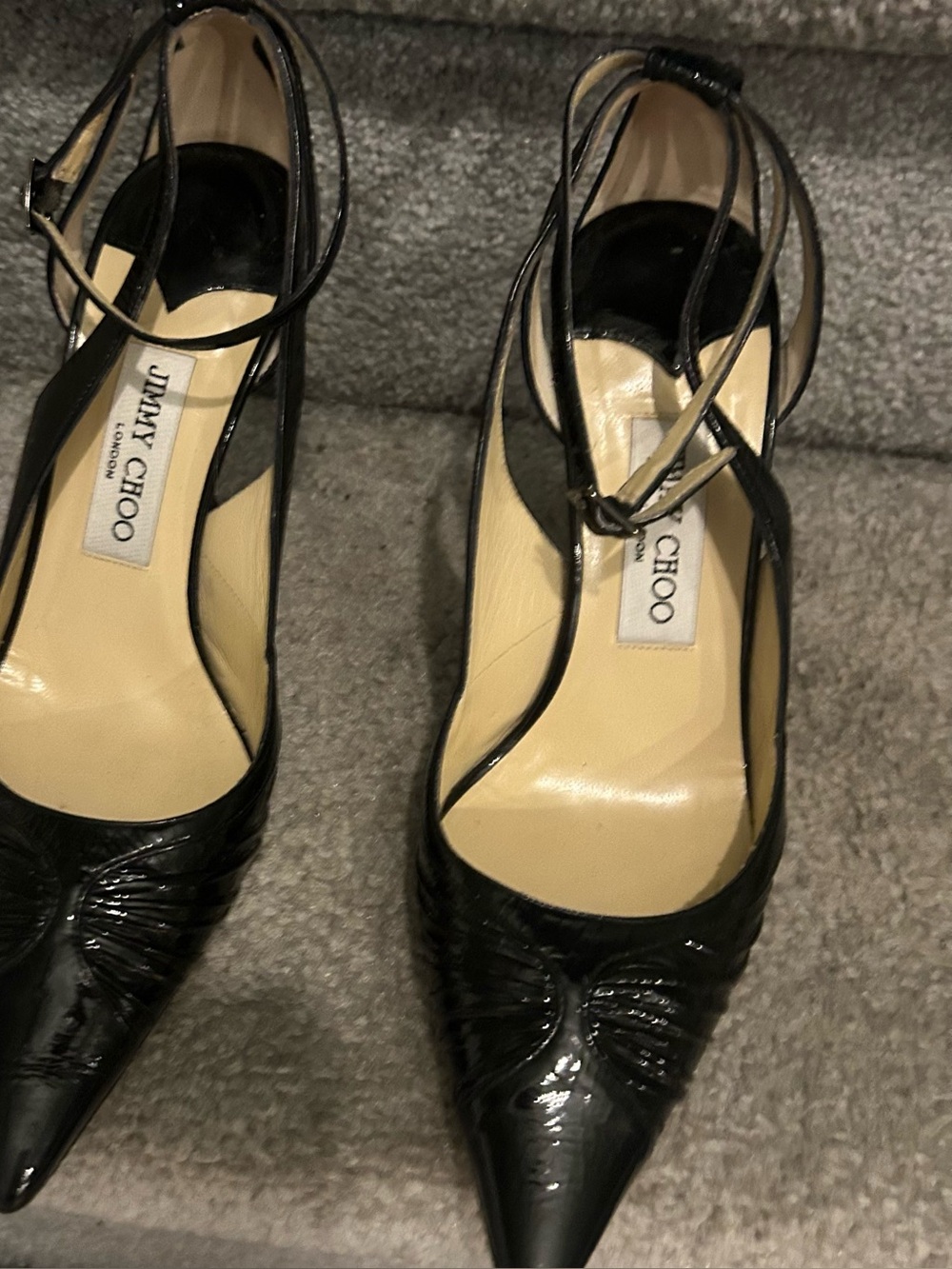 Jimmy Choo Black Womens Cuff Links